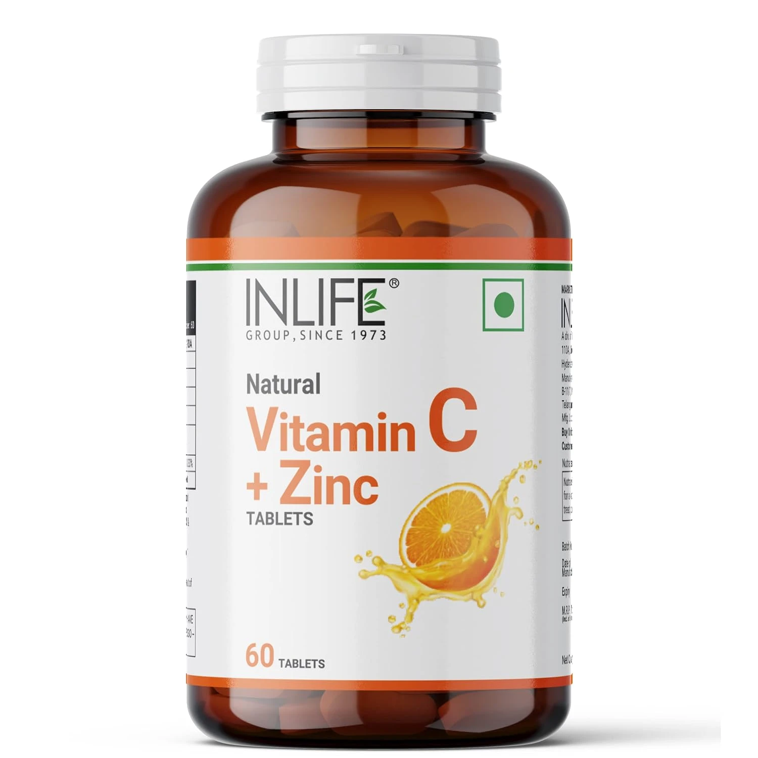 INLIFE AMLA EXTRACT NATURAL VITAMIN C WITH ZINC