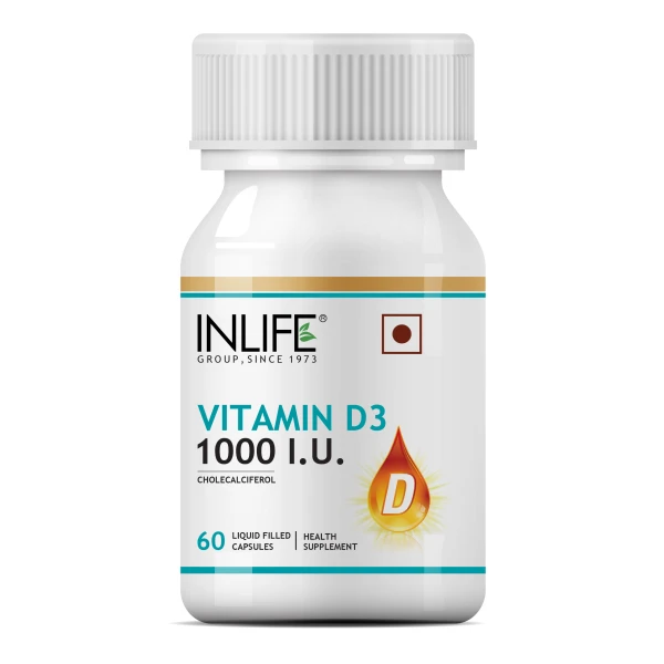 INLIFE VITAMIN D3 1000 I.U.