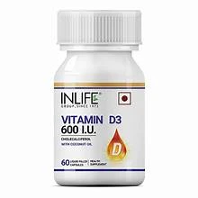 INLIFE VITAMIN D3 600 I.U.